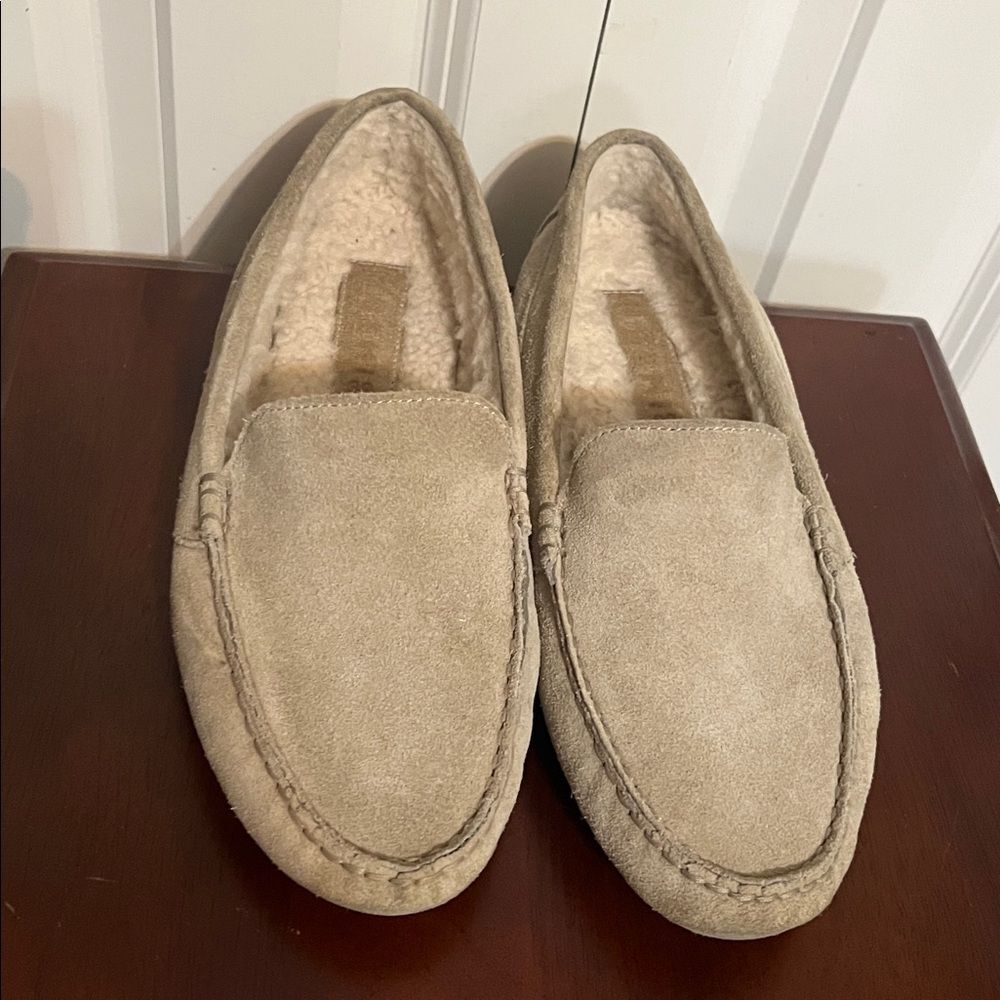 M Gemi Felize Shearling Suede Driving Mocassins Slippers Shoes Italy sz 39 Women